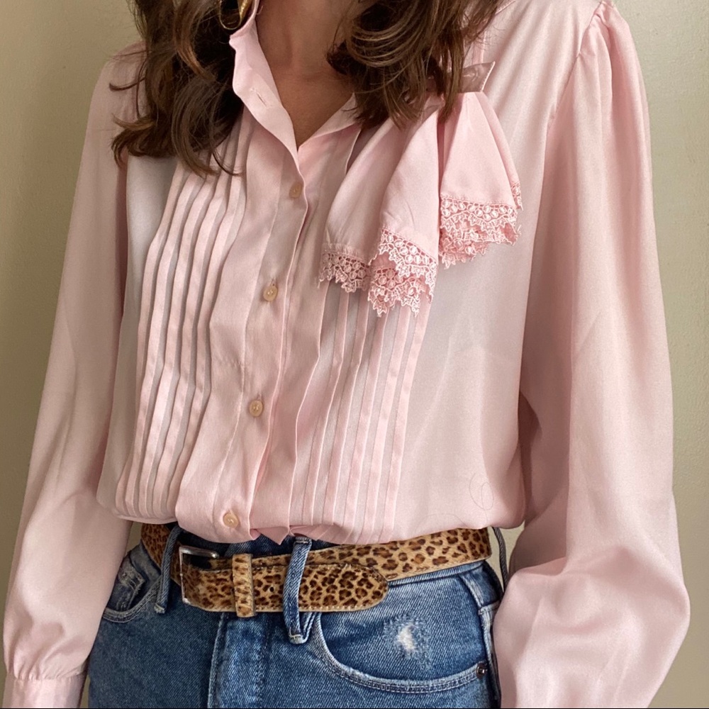 Vintage secretary blouse - Picture 3 of 8